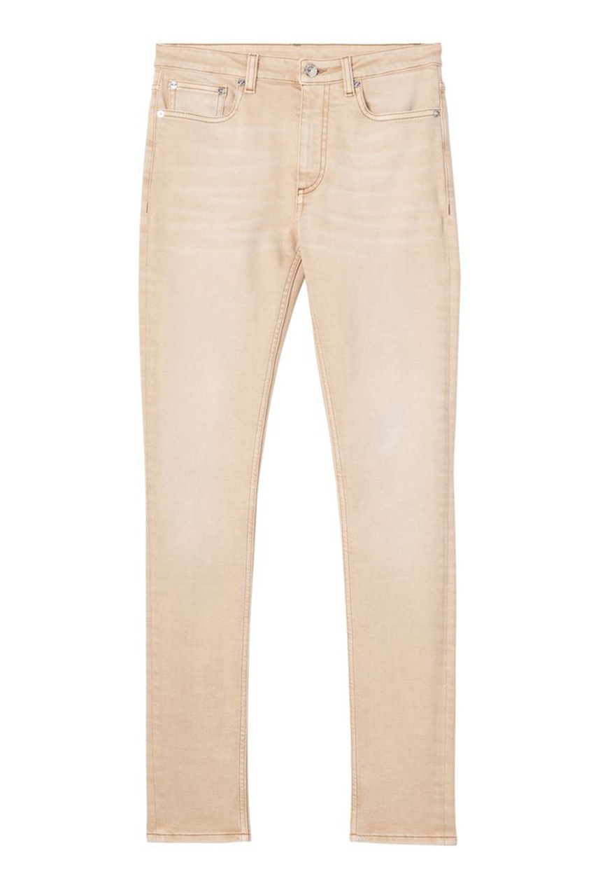 фото Бежевые джинсы с винтажным эффектом burberry