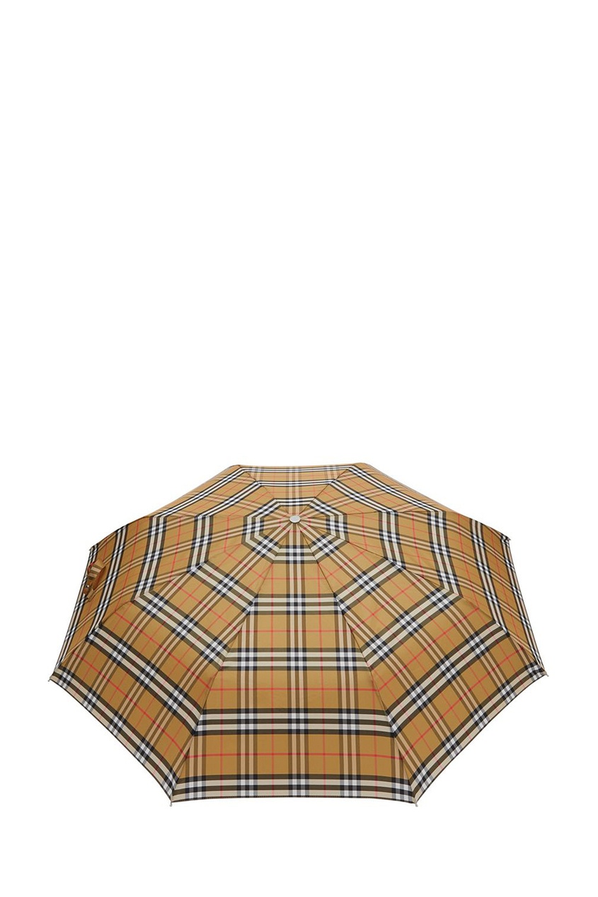 фото Бежевый зонт в клетку vintage check burberry
