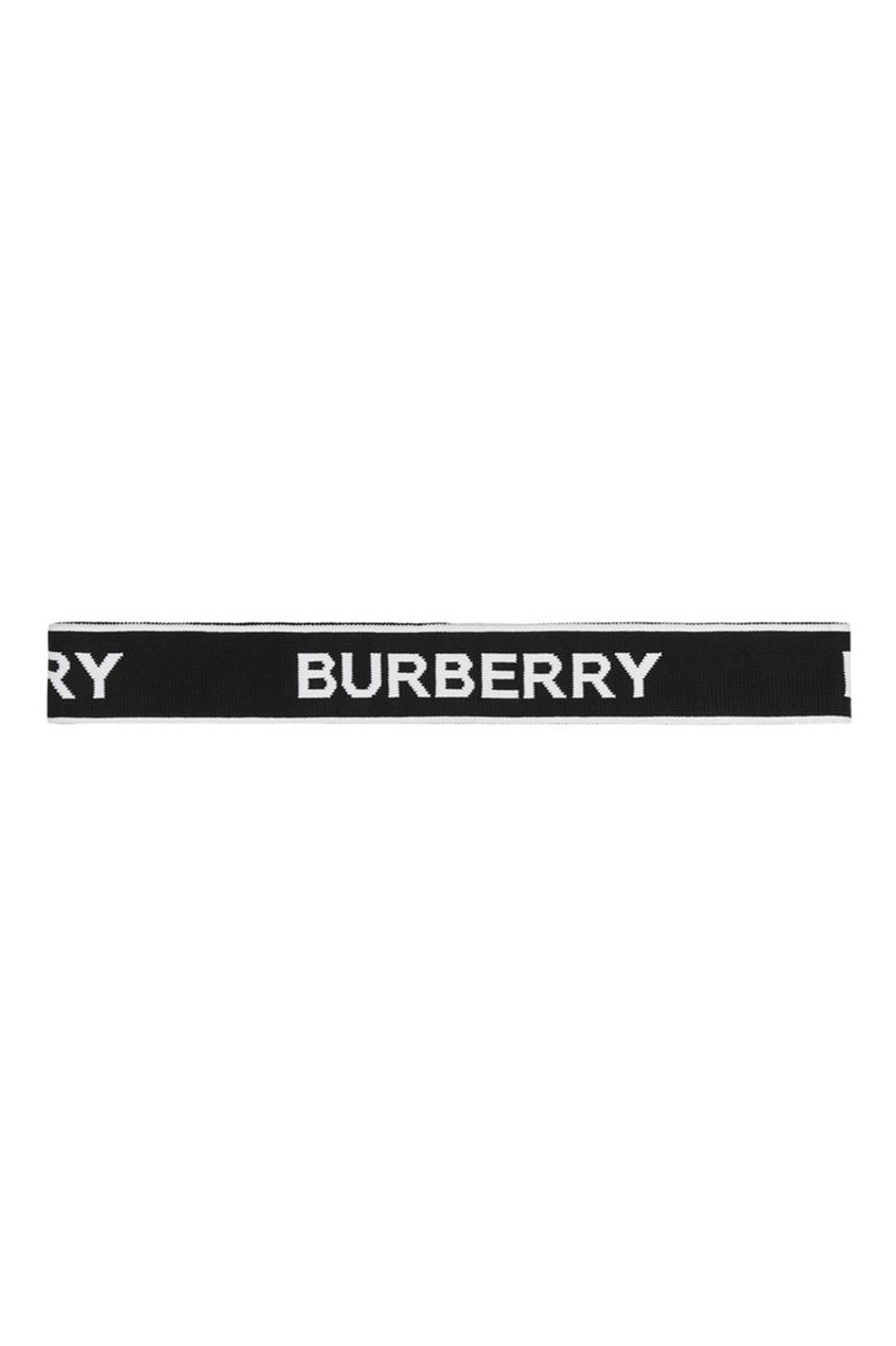 фото Повязка на голову с логотипом burberry