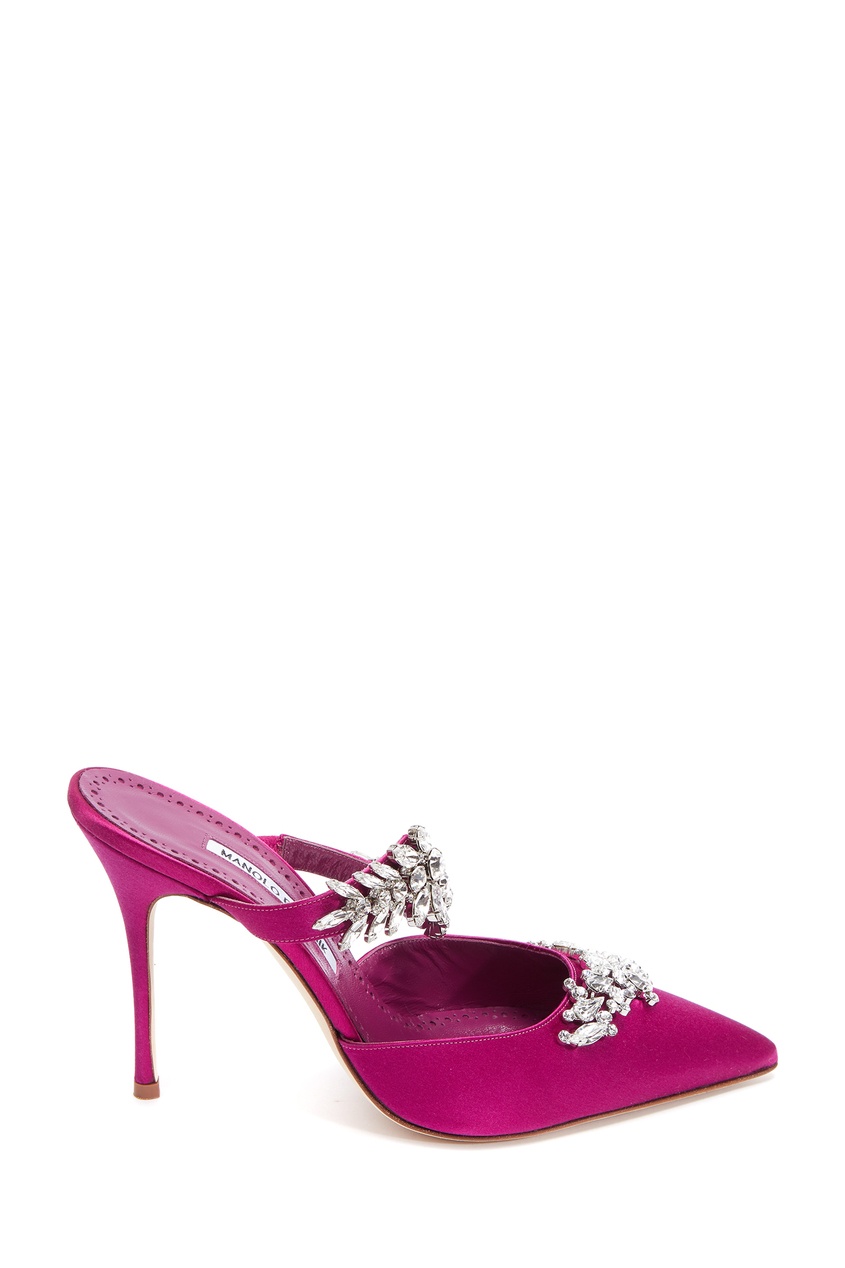 

Сатиновые мюли цвета фуксия Lurum Satin 105