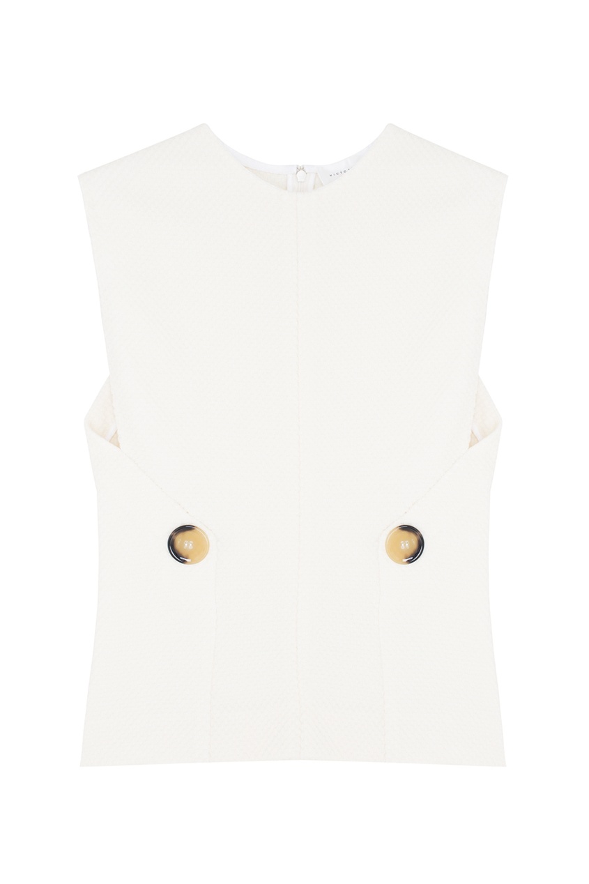 

Шерстяной топ, Белый, Шерстяной топ