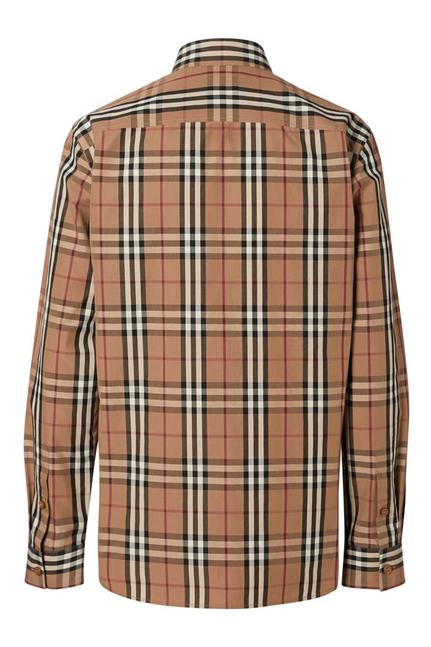 фото Хлопковая рубашка в клетку vintage check burberry