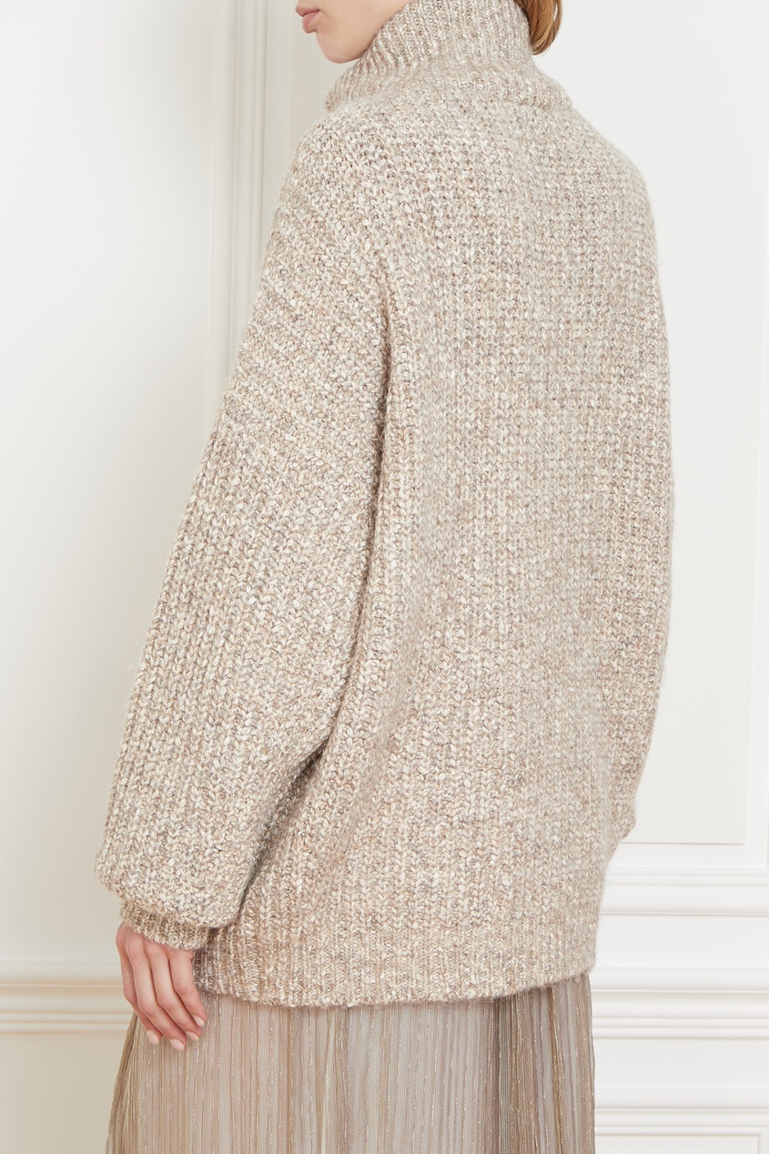 фото Меланжевый свитер с молнией isabel marant etoile