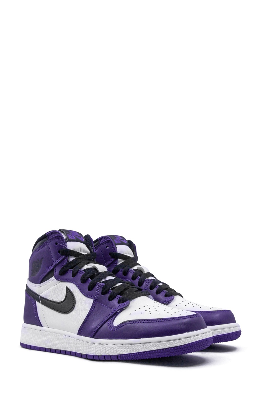 фото Комбинированные кроссовки air jordan 1 retro high court purple nike