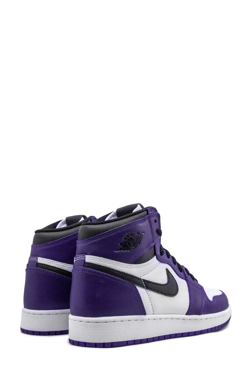 фото Комбинированные кроссовки air jordan 1 retro high court purple nike