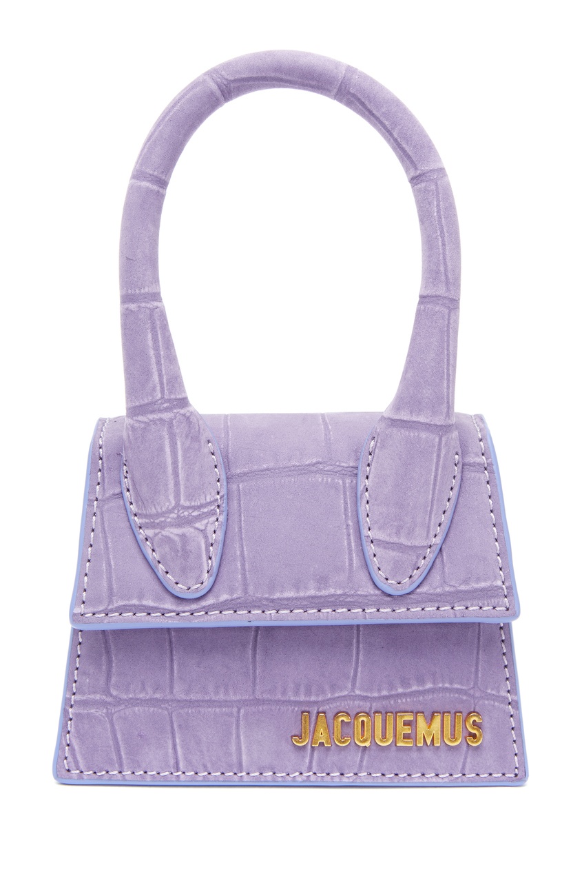 фото Фиолетовая сумка из нубука le chiquito jacquemus