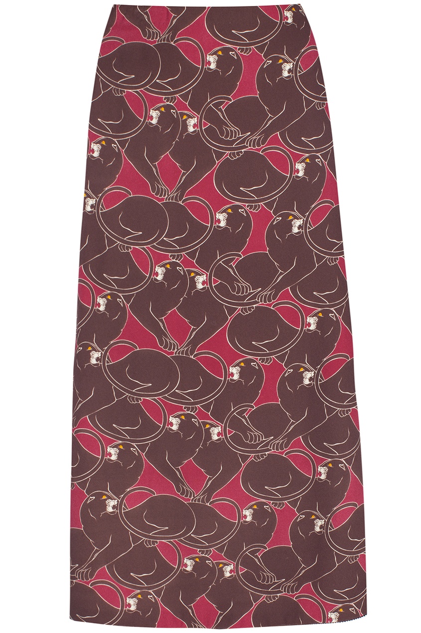

Юбка из вискозы, Красный, Юбка из вискозы