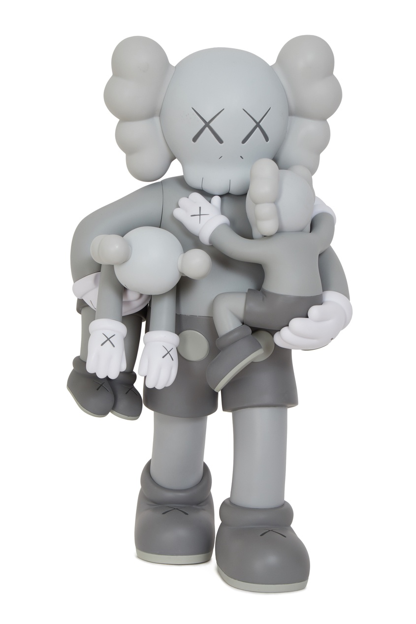 фото Игрушка kaws clean state vinyl figure grey