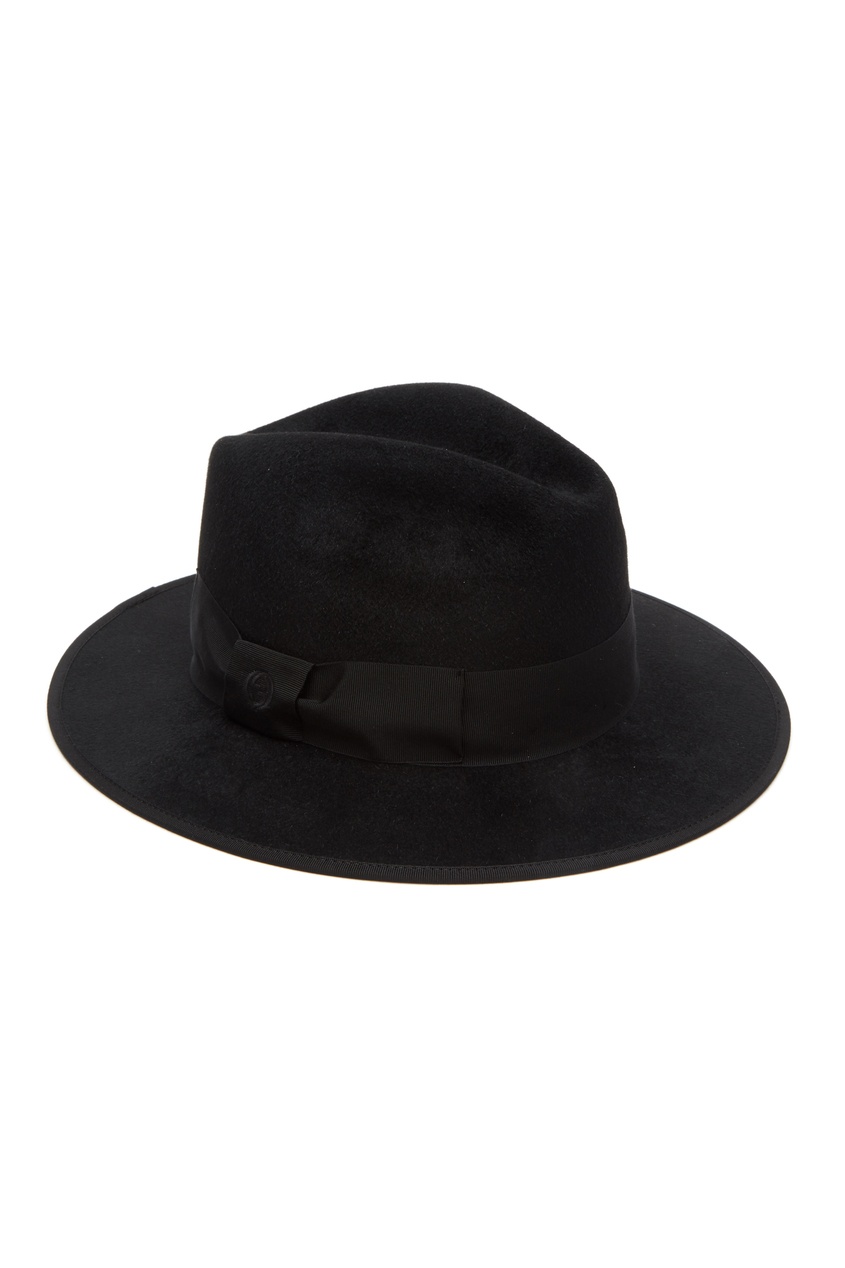 фото Черная велюровая шляпа gucci
