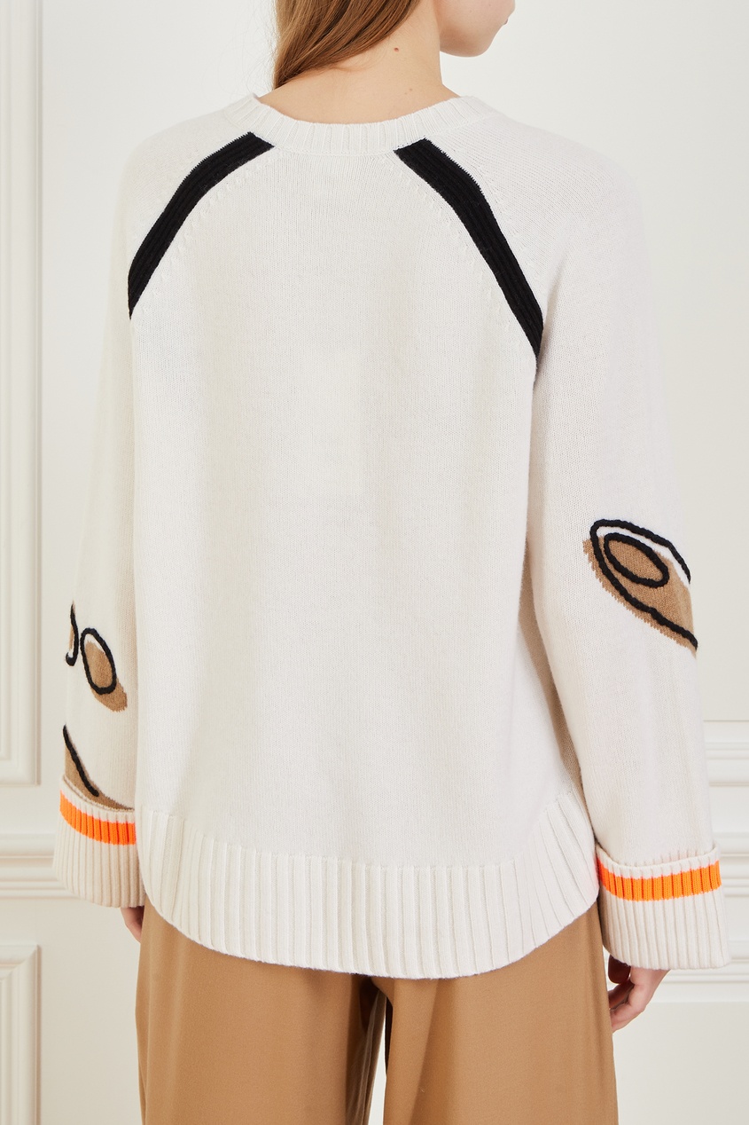 фото Шерстяной свитер с принтом bogner