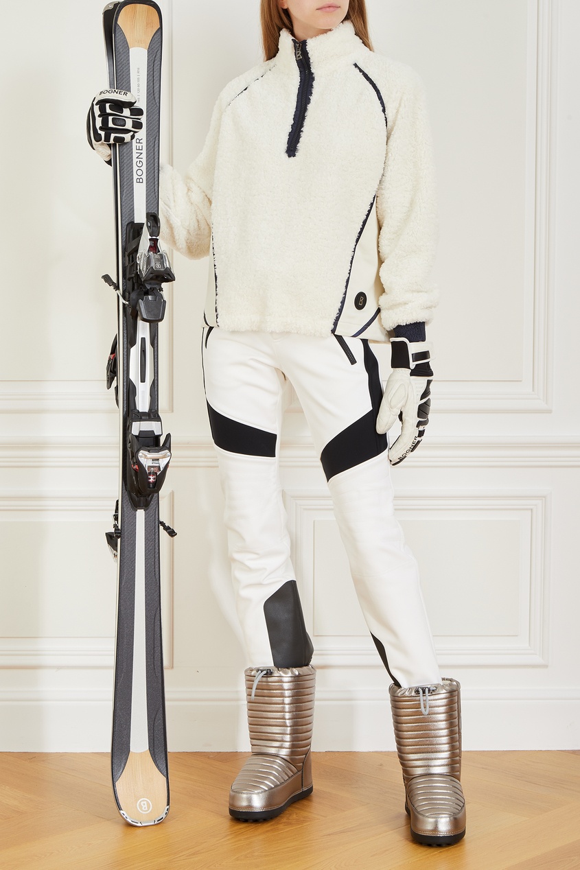 фото Белые лыжные брюки bogner