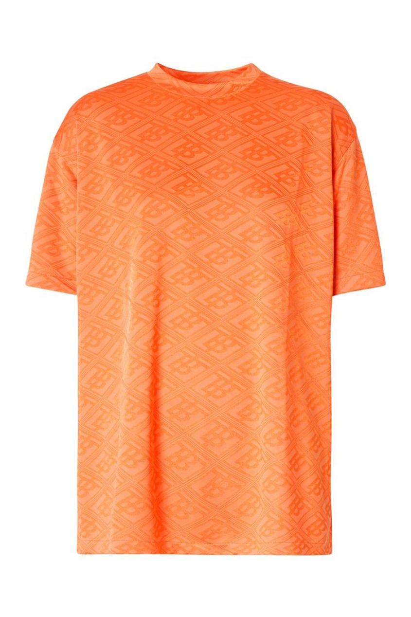 Оранжевая футболка с логотипами Burberry Orange 10195500 
