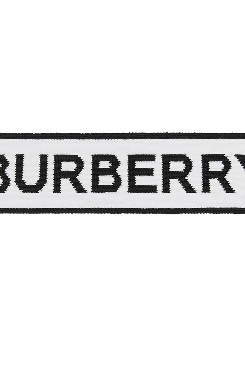 фото Повязка на голову с логотипом burberry