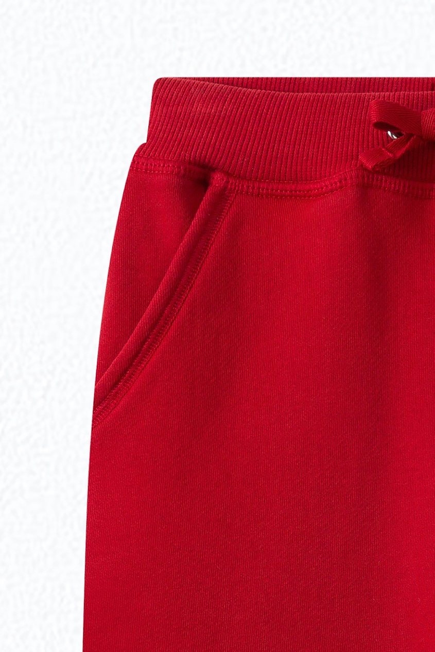 фото Красные хлопковые брюки bonpoint