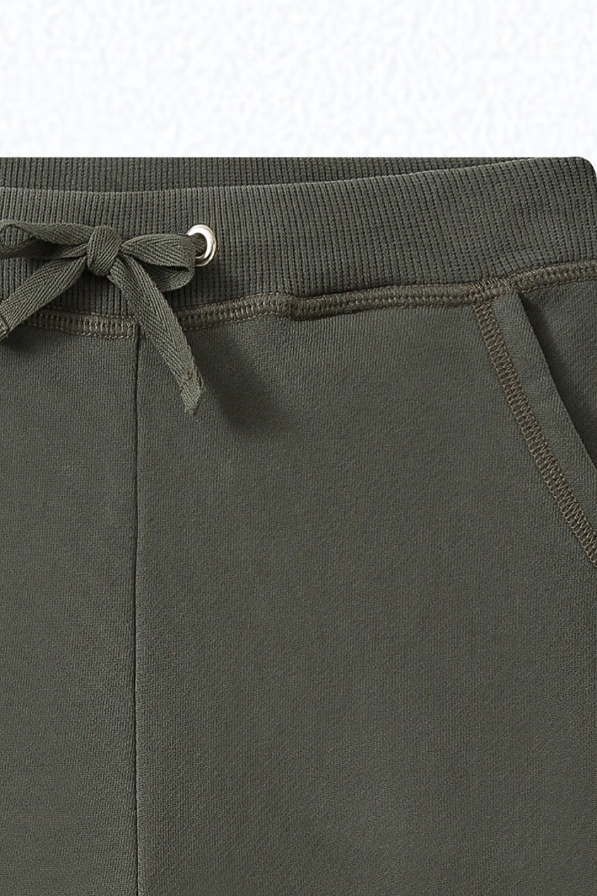 фото Зеленые хлопковые брюки bonpoint