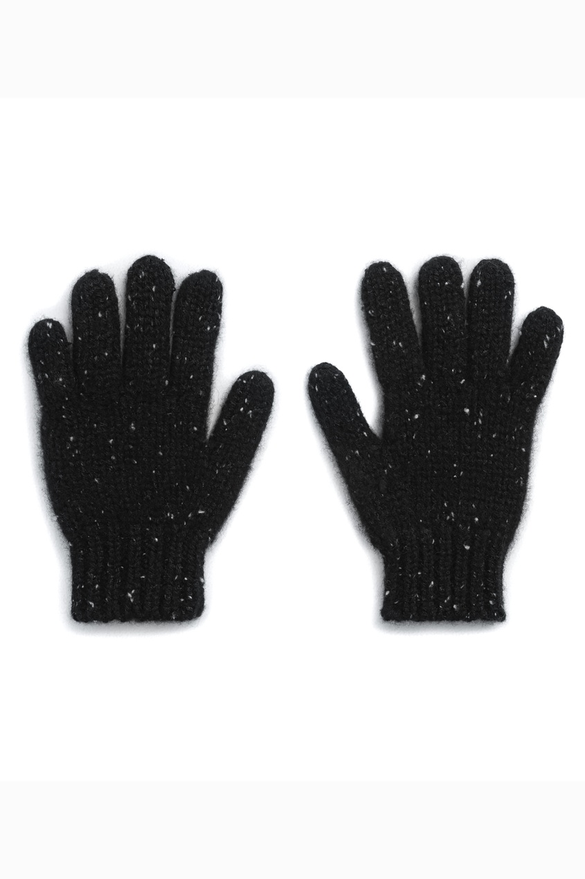 фото Черные кашемировые перчатки bonpoint