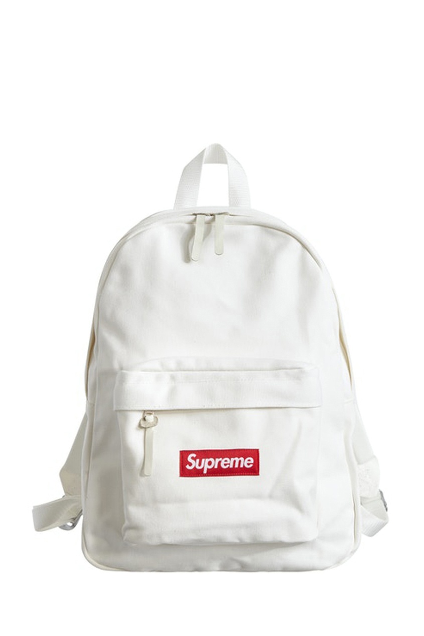 фото Рюкзак supreme canvas backpack white