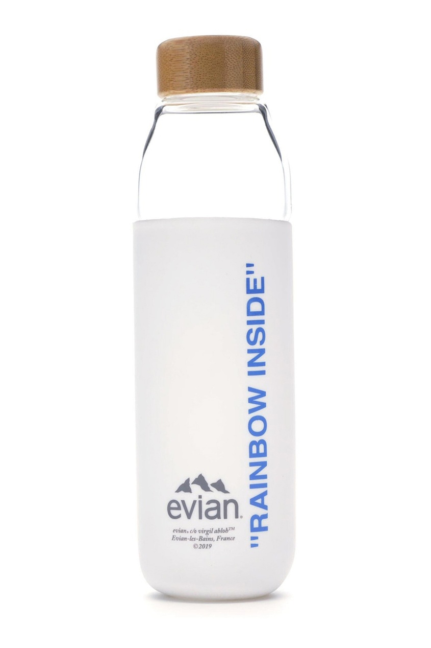 фото Бутылка для воды evian x ow bottle blue nike & ow