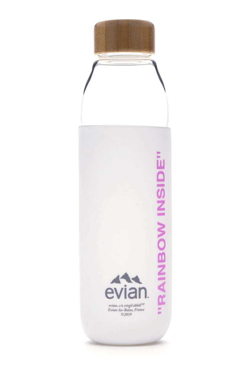 фото Бутылка для воды evian x ow bottle pink nike & ow
