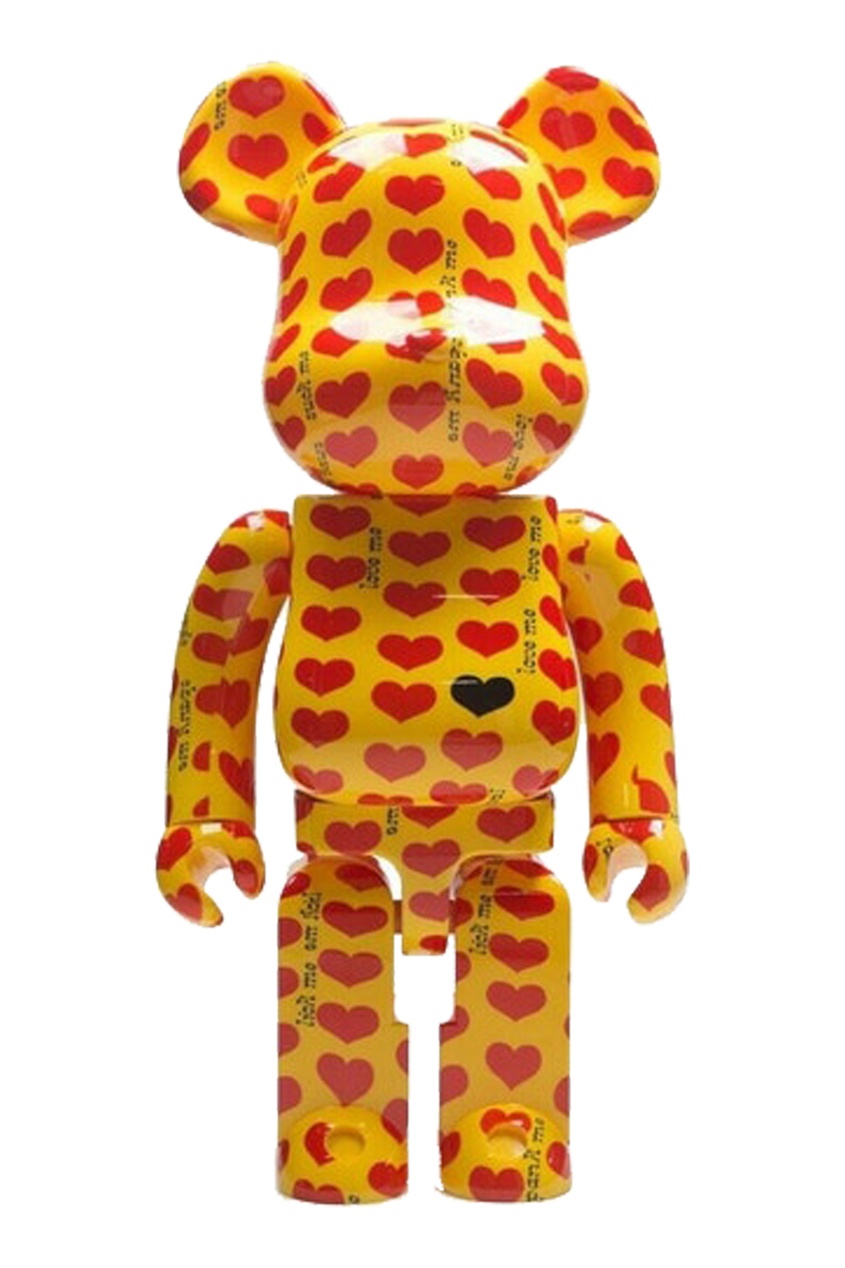 фото Игрушка bearbrick yellow heart 1000%