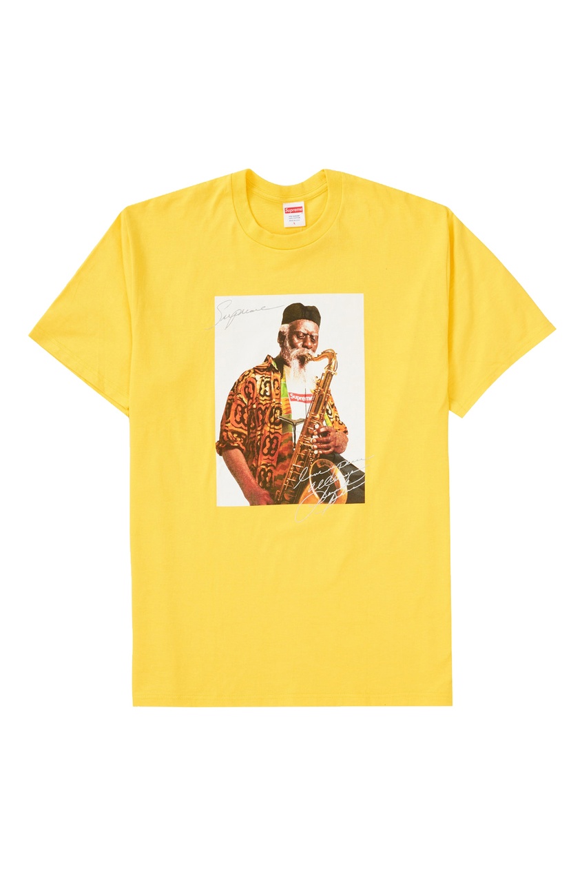 

Футболка Supreme Pharaoh Sanders Tee Yellow, Желтый, Футболка Supreme Pharaoh Sanders Tee Yellow