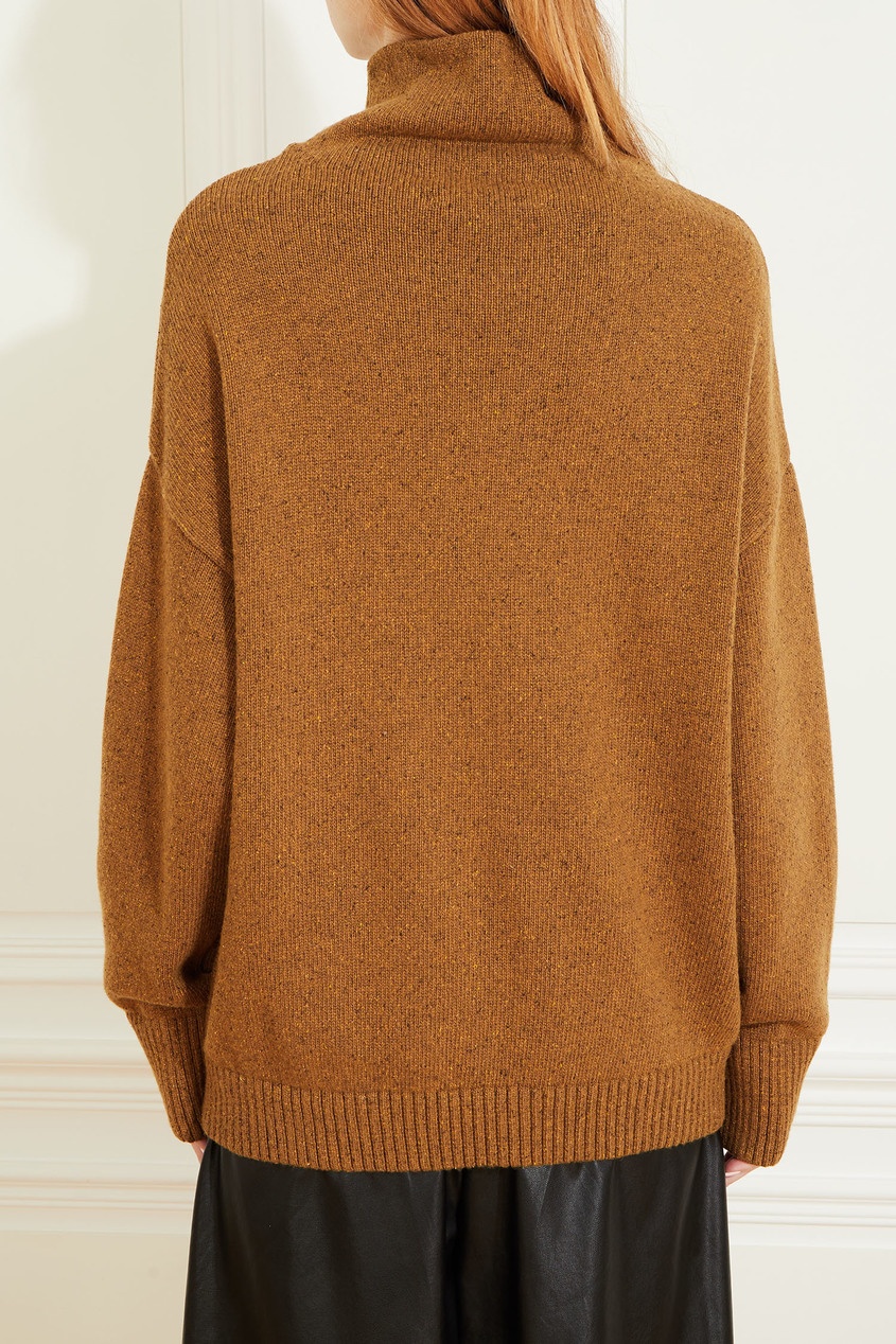 фото Твидовый свитер горчичного цвета forest glade