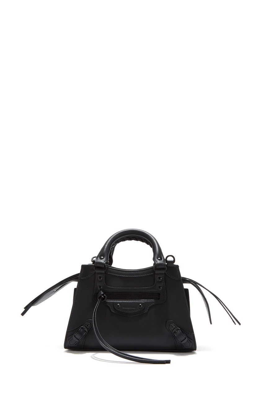 Черная кожаная сумка Neo Classic от Balenciaga