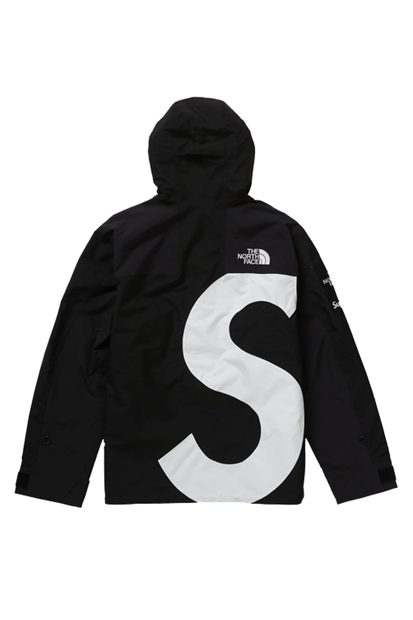 фото Черная куртка supreme the north face s logo mountain jacket