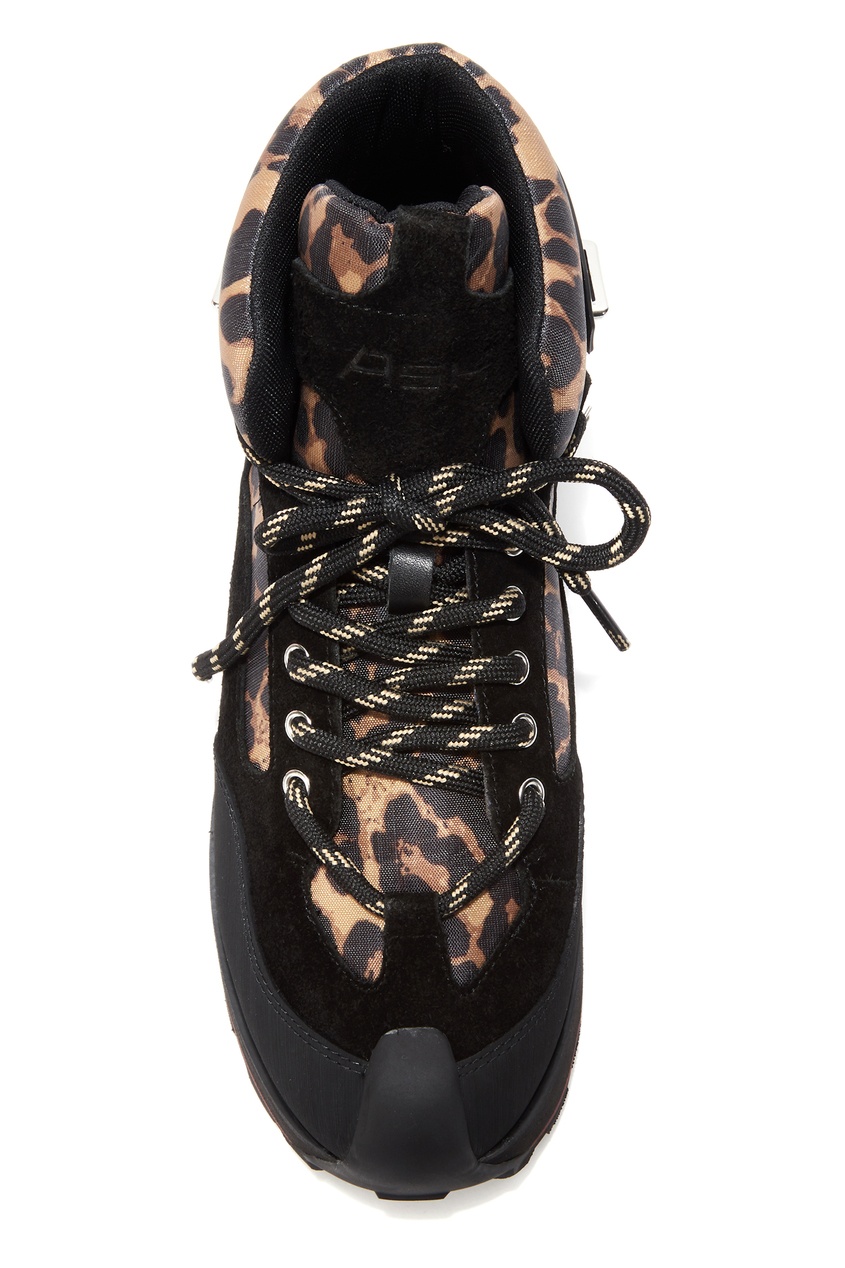 фото Ботинки с леопардовым принтом sonic ash
