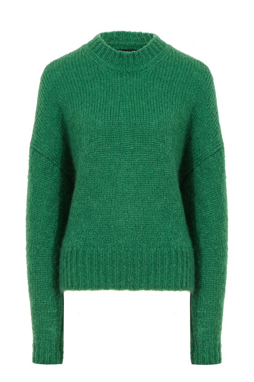 фото Зеленый свитер из мохера elise isabel marant