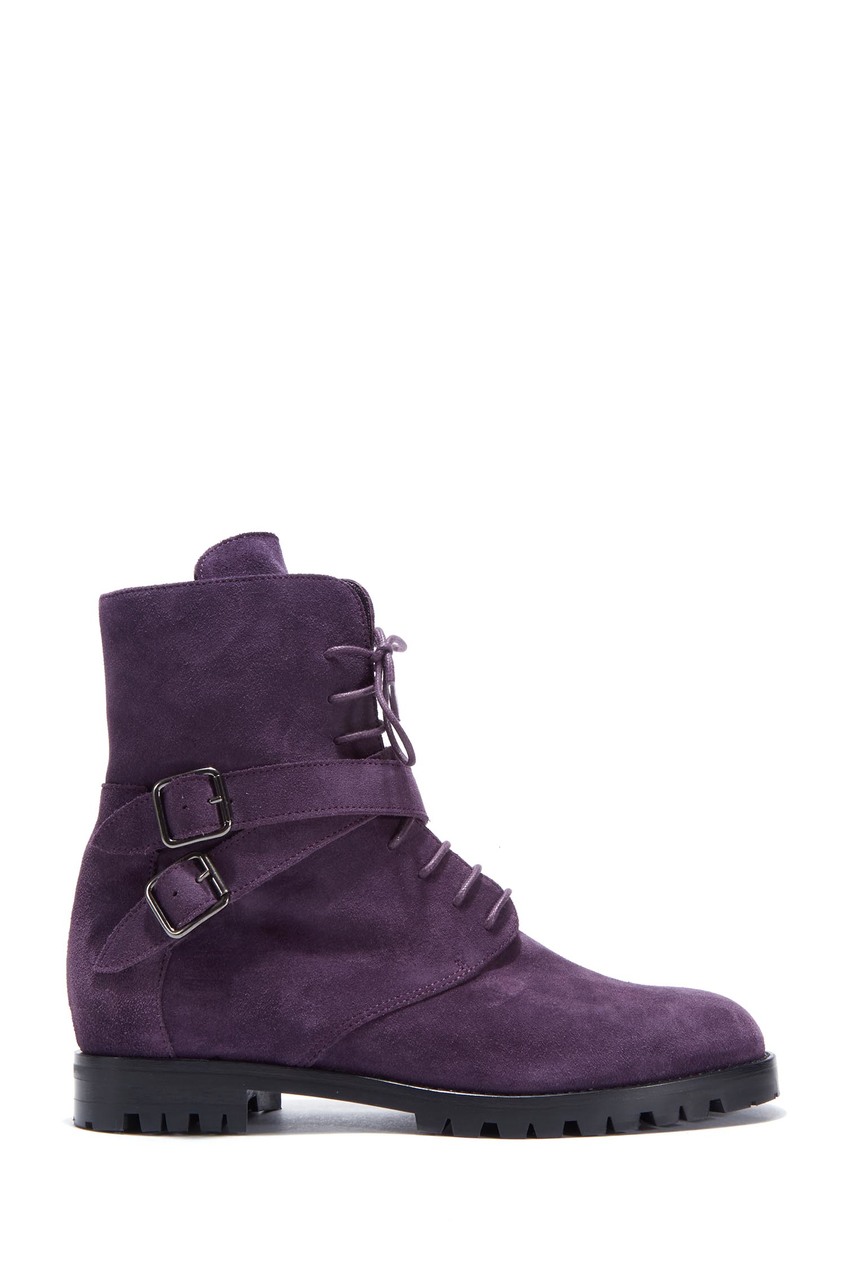 фото Темно-фиолетовые ботинки tiniosa crosta 25 manolo blahnik