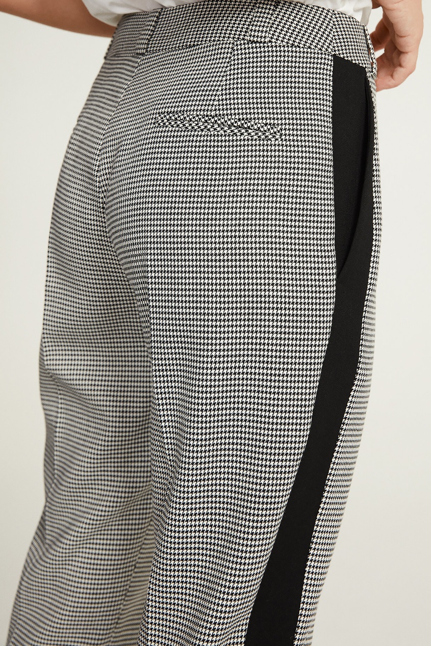 фото Черно-белые брюки с лампасами claudie pierlot