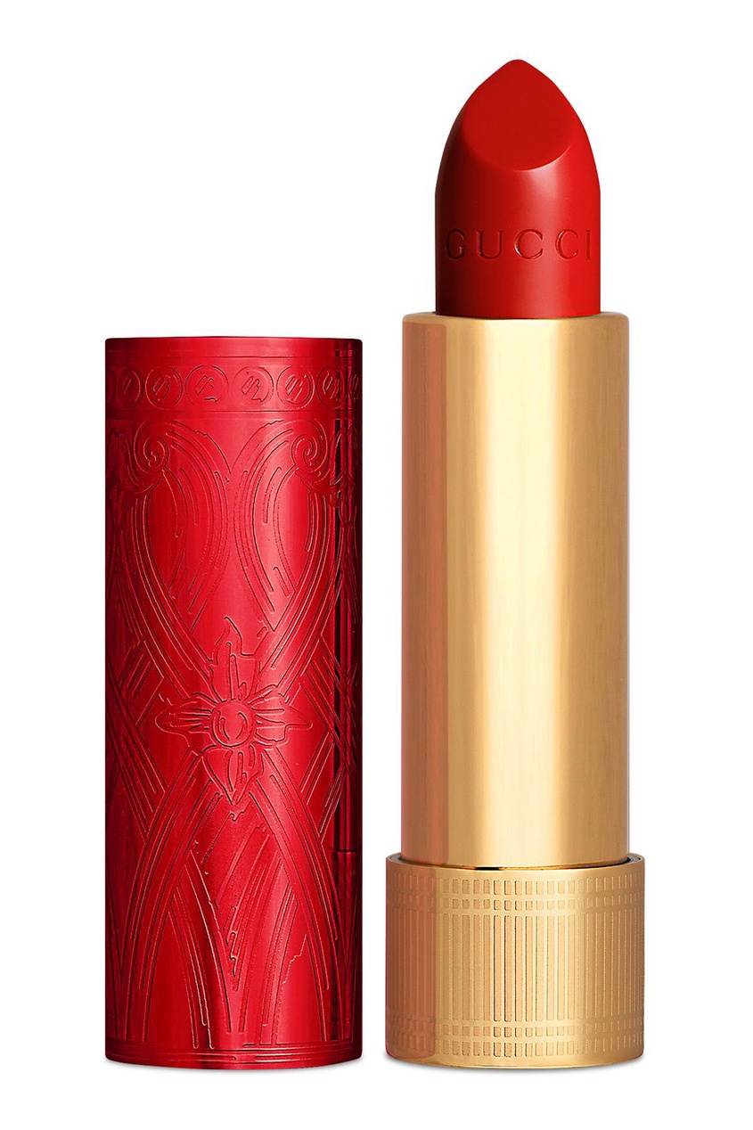 фото Limited edition rouge à lèvres satin – помада с сатиновым эффектом – 513 emmy red gucci beauty