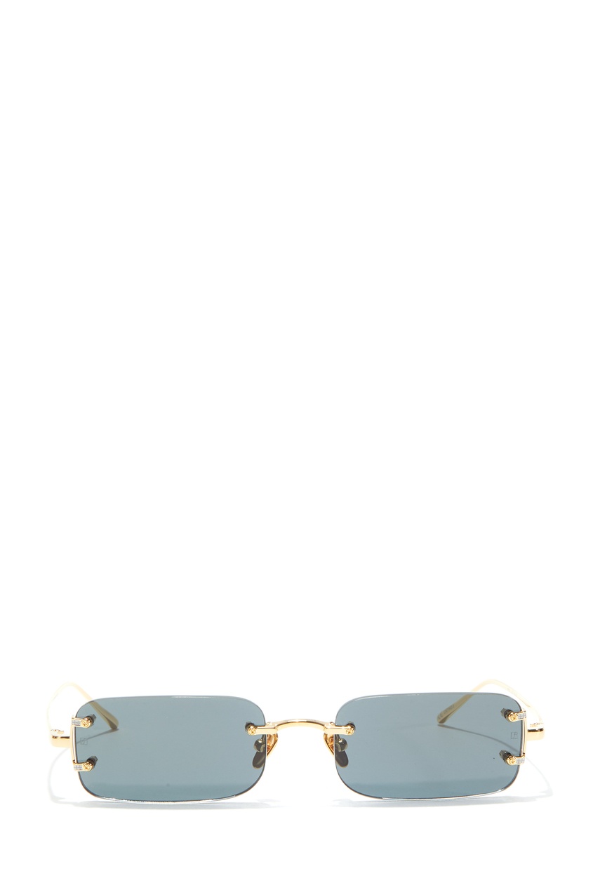 фото Прямоугольные солнцезащитные очки linda farrow