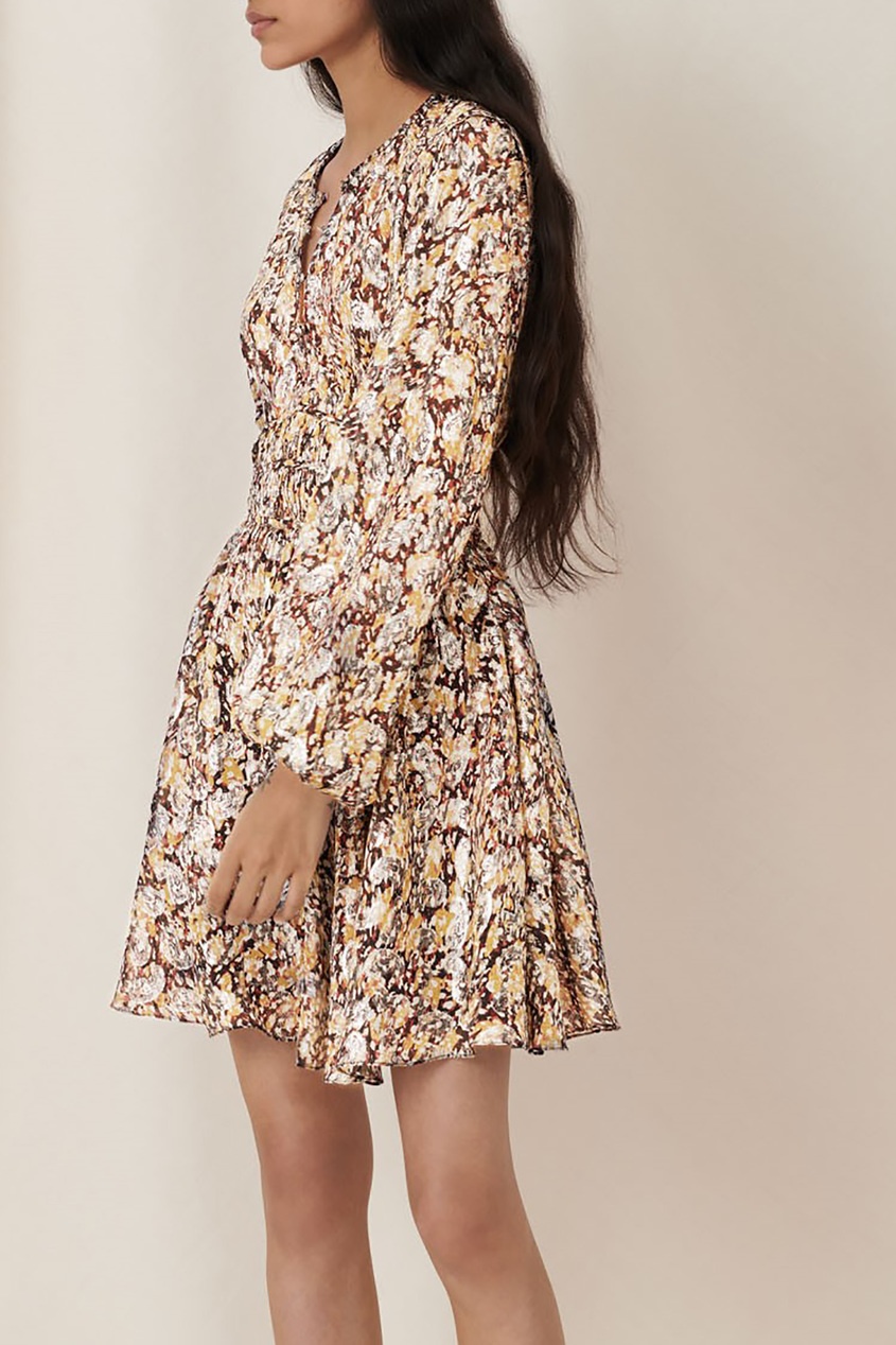 фото Платье с абстрактным принтом maje