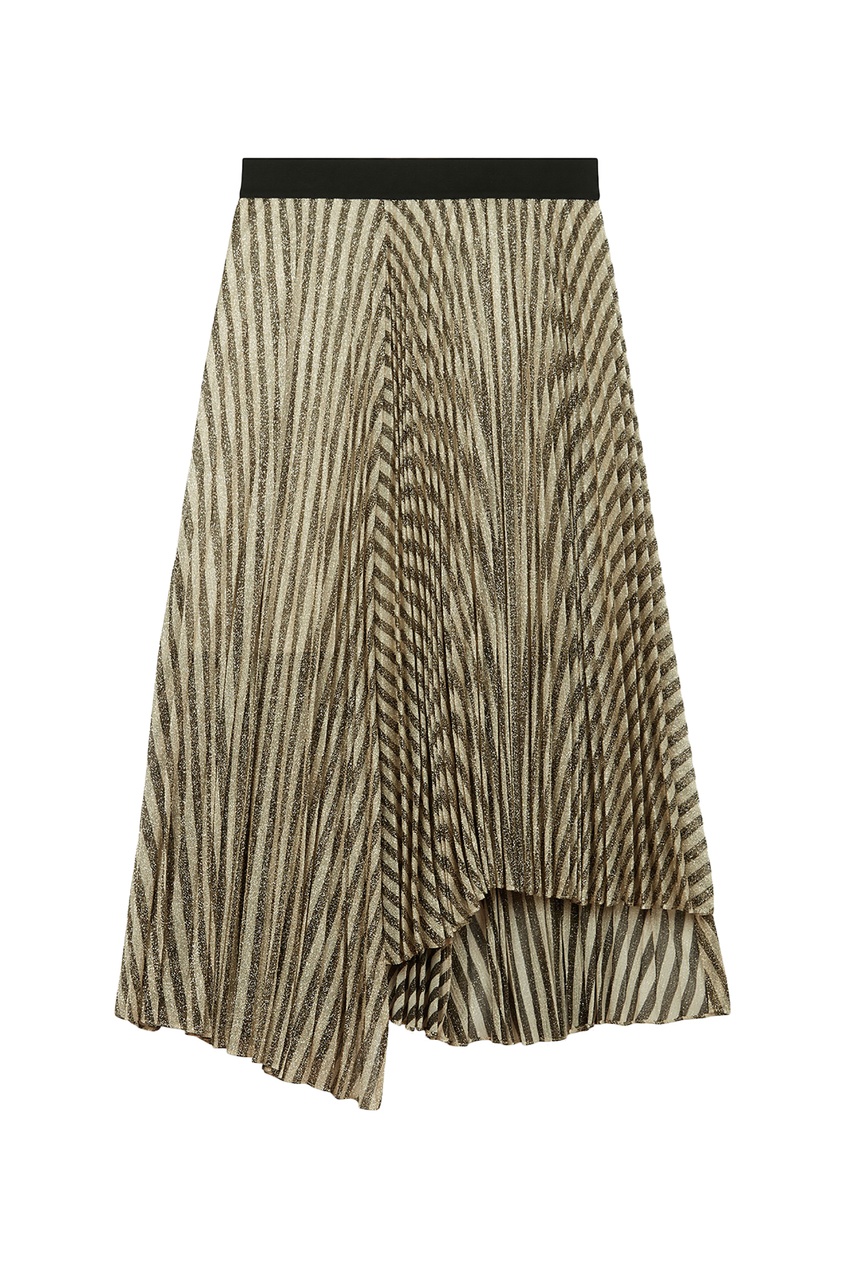 фото Плиссированная асимметричная юбка maje
