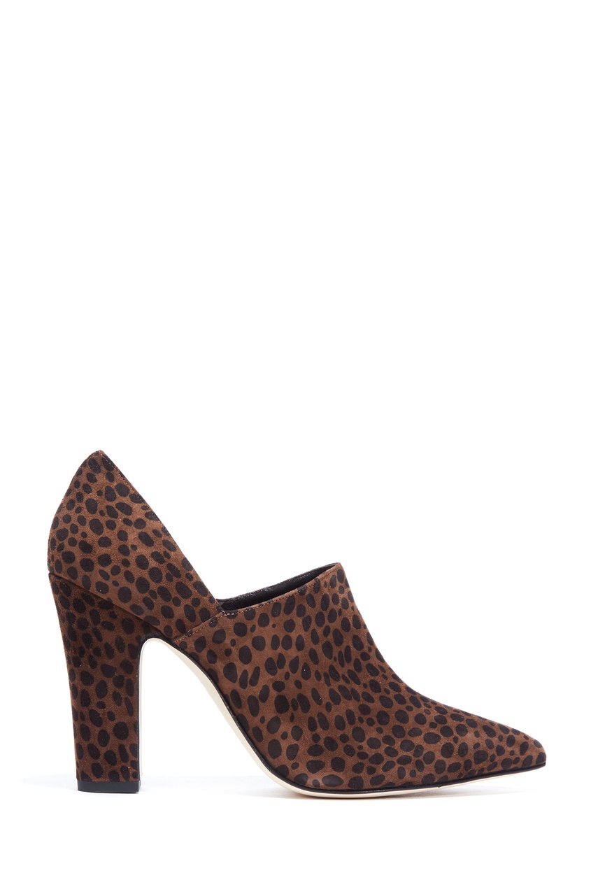 фото Туфли с леопардовым принтом citera suede 105 manolo blahnik