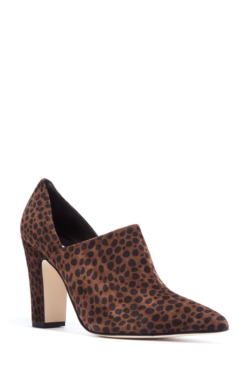 фото Туфли с леопардовым принтом citera suede 105 manolo blahnik