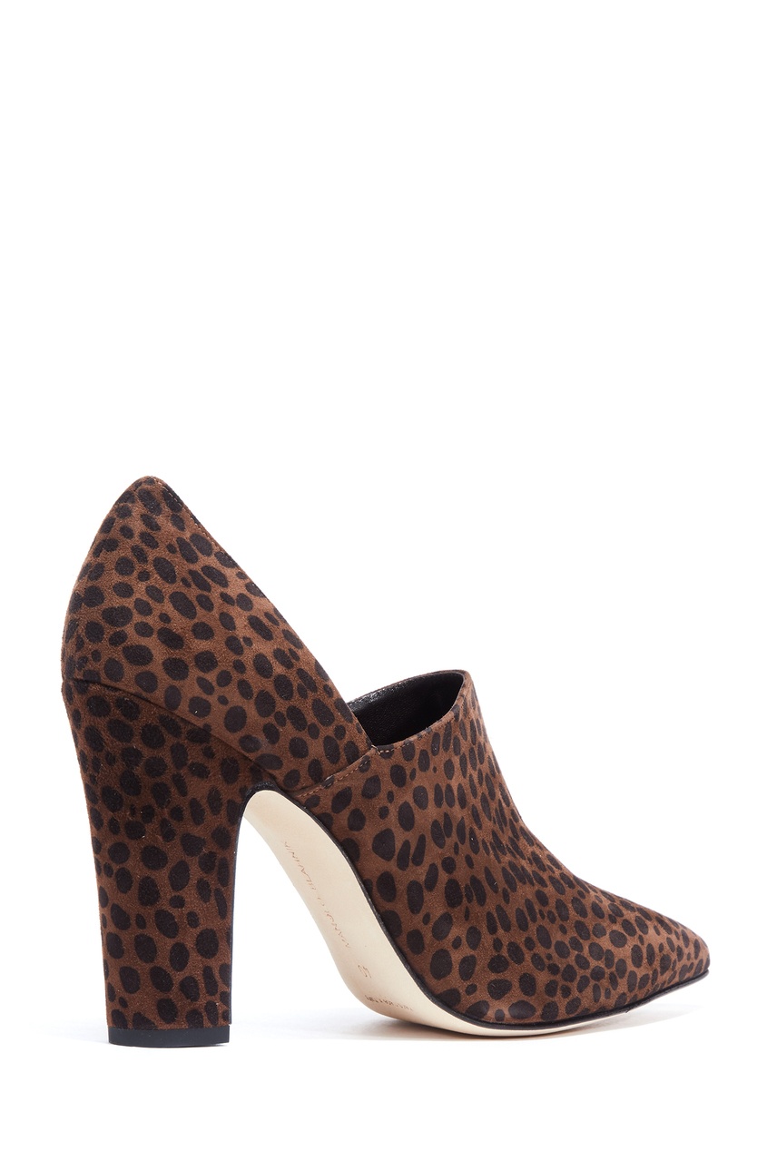 фото Туфли с леопардовым принтом citera suede 105 manolo blahnik