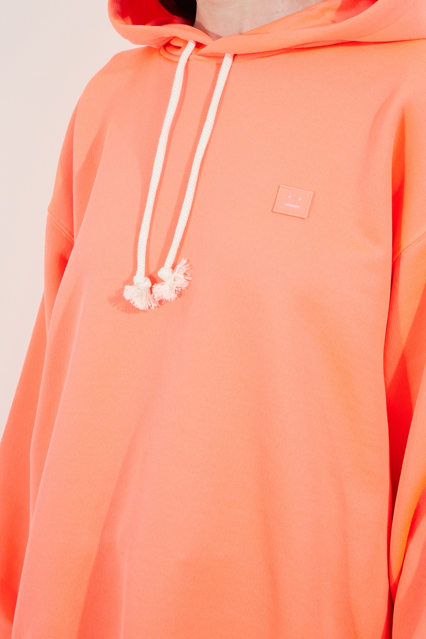 фото Худи персикового цвета с логотипом acne studios