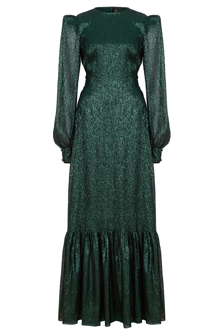 фото Зеленое шифоновое платье the vampire's wife