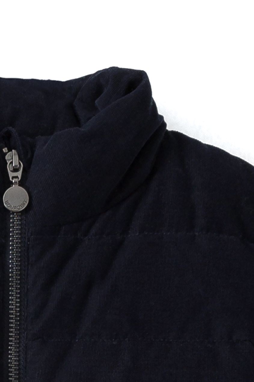 фото Куртка темно-синего цвета jersey bonpoint