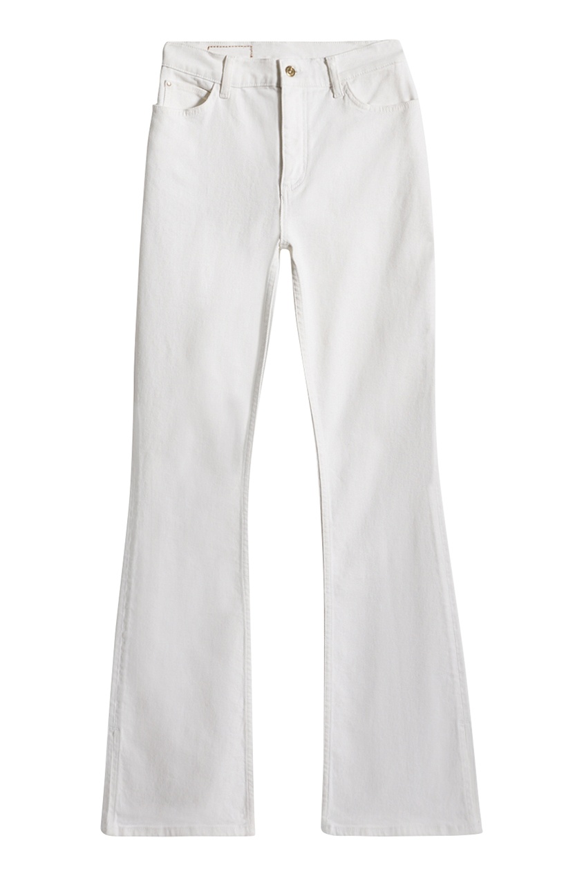 фото Белые расклешенные джинсы claudie pierlot