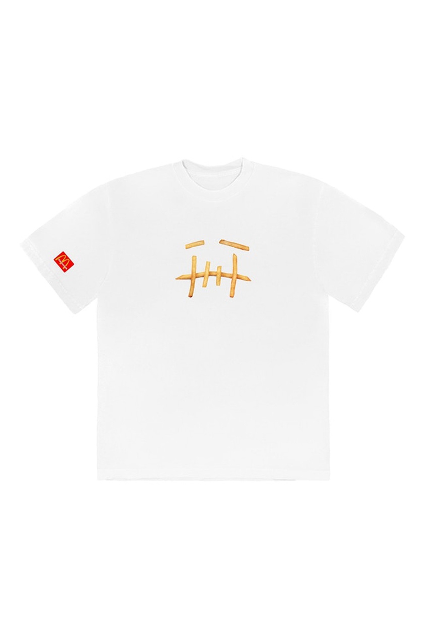 фото Белая футболка travis scott x mcdonald's fry ii t-shirt