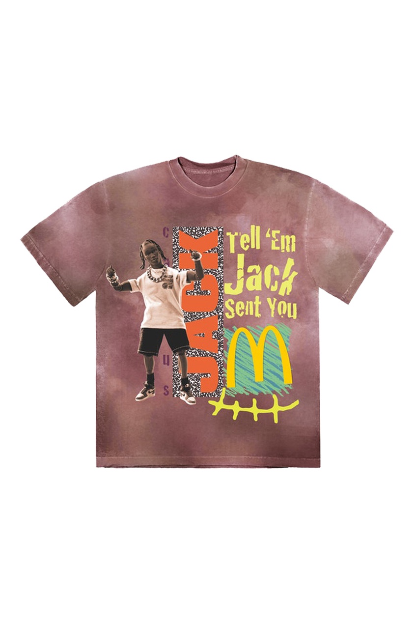 фото Футболка travis scott x mcdonald's lack smile ii t-shirt