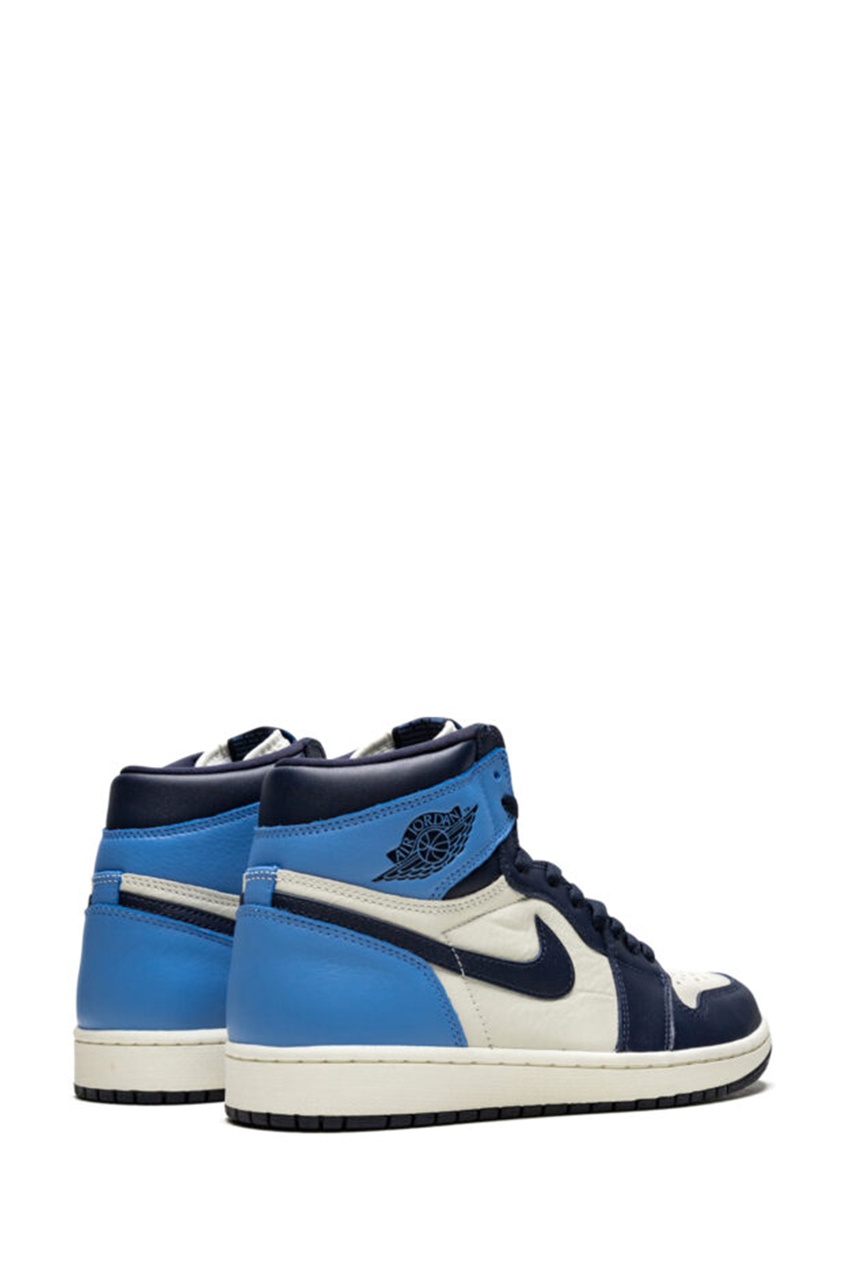 фото Кроссовки nike air jordan 1 retro high obcidian unc