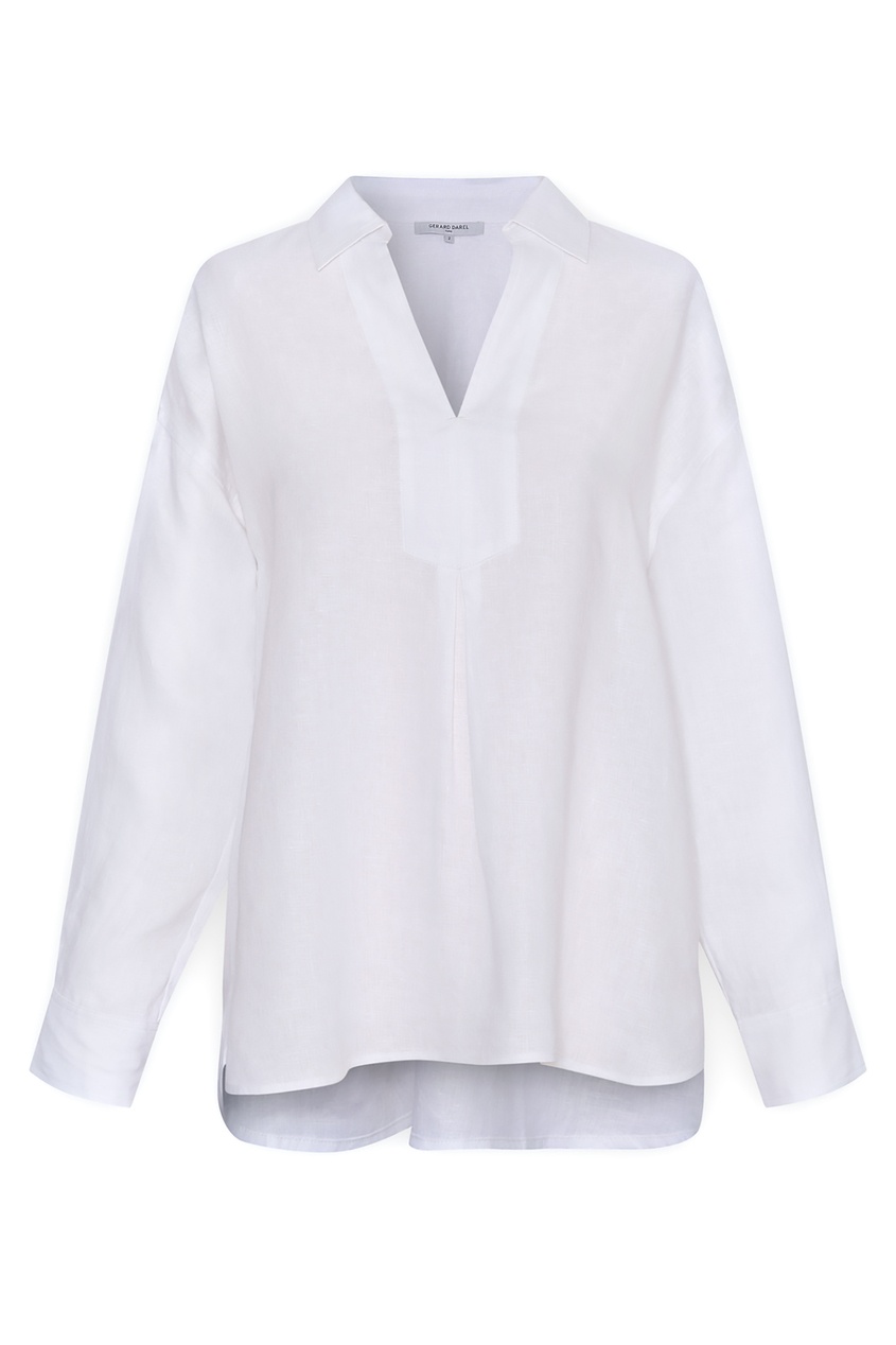 

Белая хлопковая блузка Neho, Белый, Белая хлопковая блузка Neho