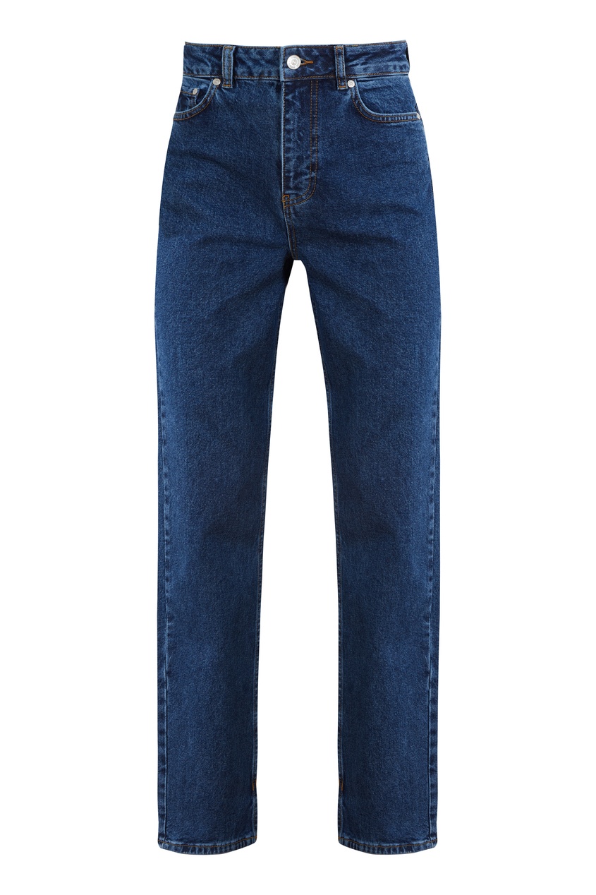 фото Прямые синие джинсы ganni