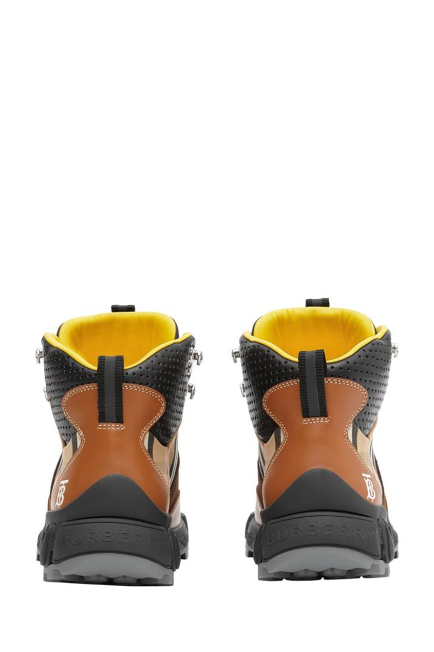 фото Комбинированные ботинки tor burberry