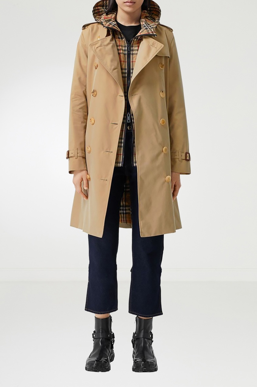 фото Двубортный тренч kensington burberry